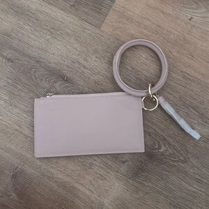 Women’s Wristlet Card Holder - Blush Pink